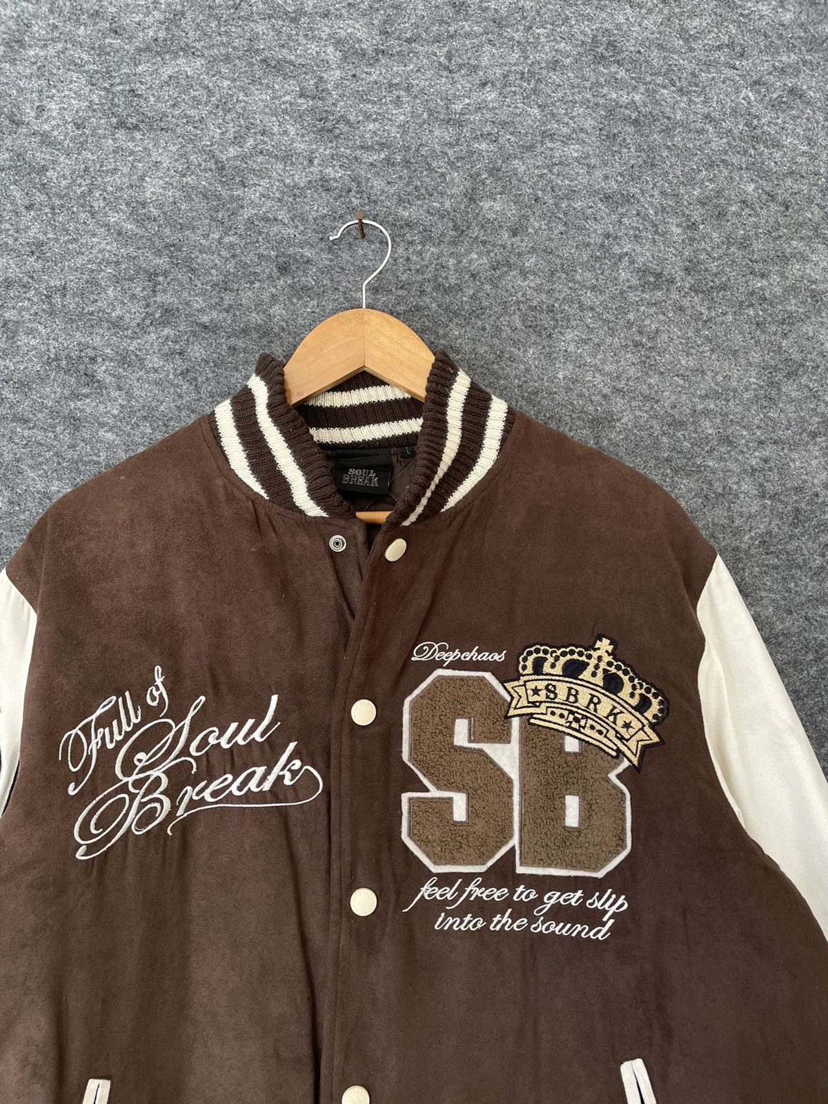 Japanese Brand SOUL FREAK STADIUM JACKET Size US L / EU 52-54 / 3 - 3 Thumbnail