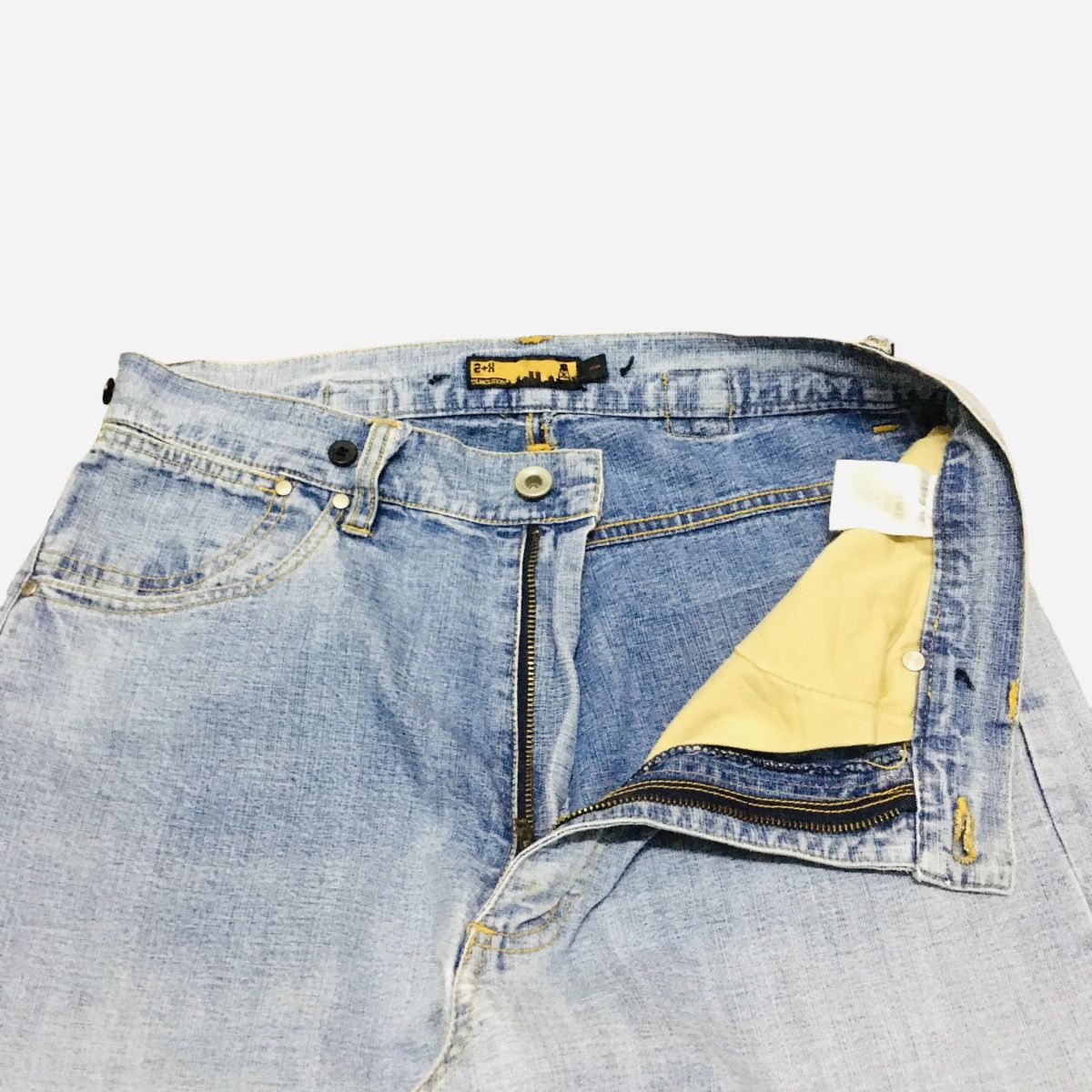 If Six Was Nine × Japanese Brand Rare Design Vintage Brand 291295 Homme Baggy Jeans 1990s Size US 31 - 4 Thumbnail
