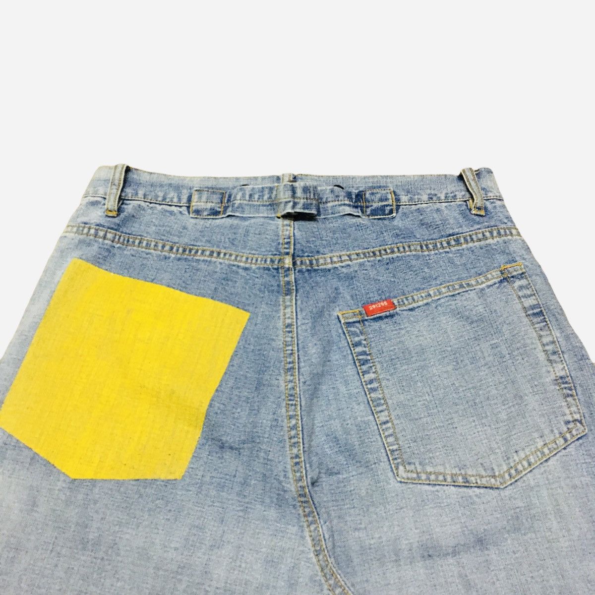 If Six Was Nine × Japanese Brand Rare Design Vintage Brand 291295 Homme Baggy Jeans 1990s Size US 31 - 3 Thumbnail