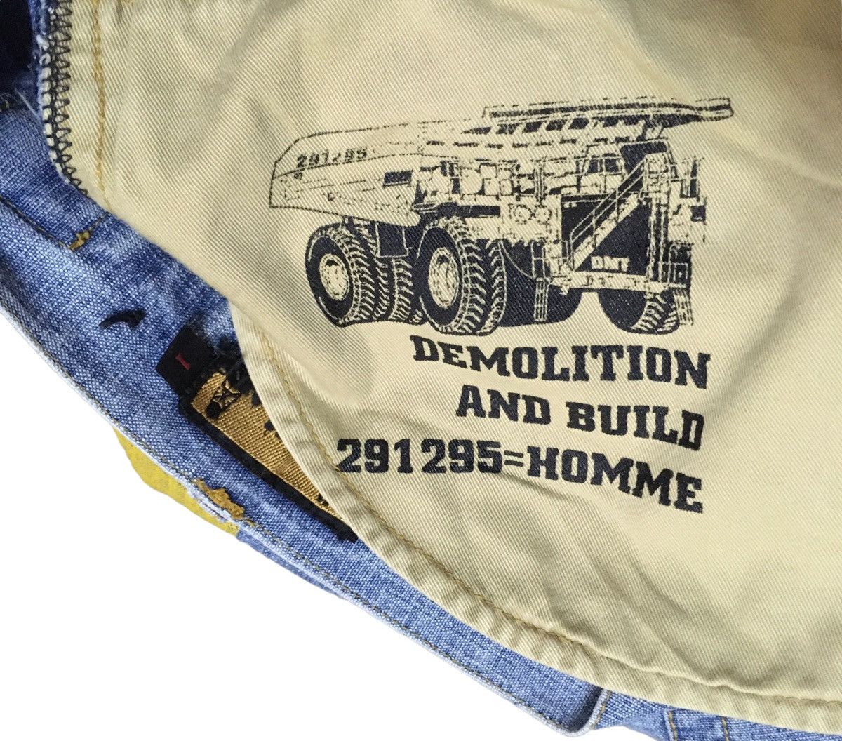 If Six Was Nine × Japanese Brand Rare Design Vintage Brand 291295 Homme Baggy Jeans 1990s Size US 31 - 5 Thumbnail