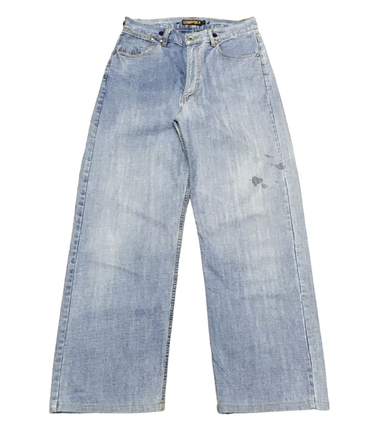 If Six Was Nine × Japanese Brand Rare Design Vintage Brand 291295 Homme Baggy Jeans 1990s Size US 31 - 2 Thumbnail