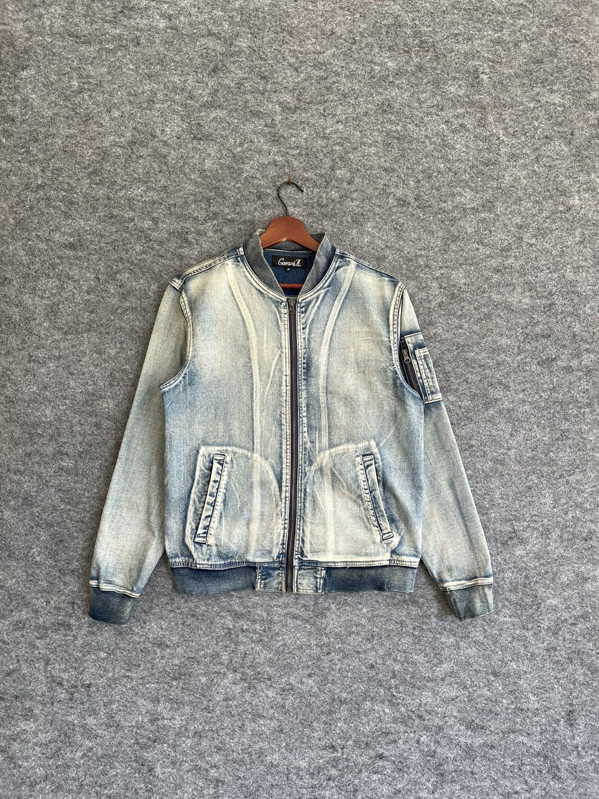 Japanese Brand VINTAGE CARAVIA DENIM JACKET Size US L / EU 52-54 / 3 - 1 Thumbnail