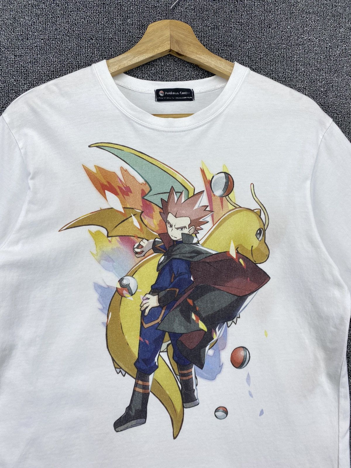 Pokemon Vintage Dragonite Character of Pokemon Tees T Shirts Size US M / EU 48-50 / 2 - 5 Thumbnail