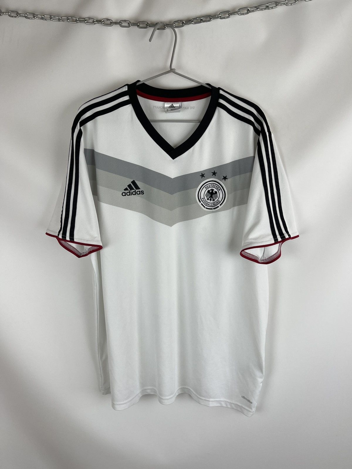 Adidas Adidas Germany 2014 2015 training soccer jersey football Size US XL / EU 56 / 4 - 1 Thumbnail