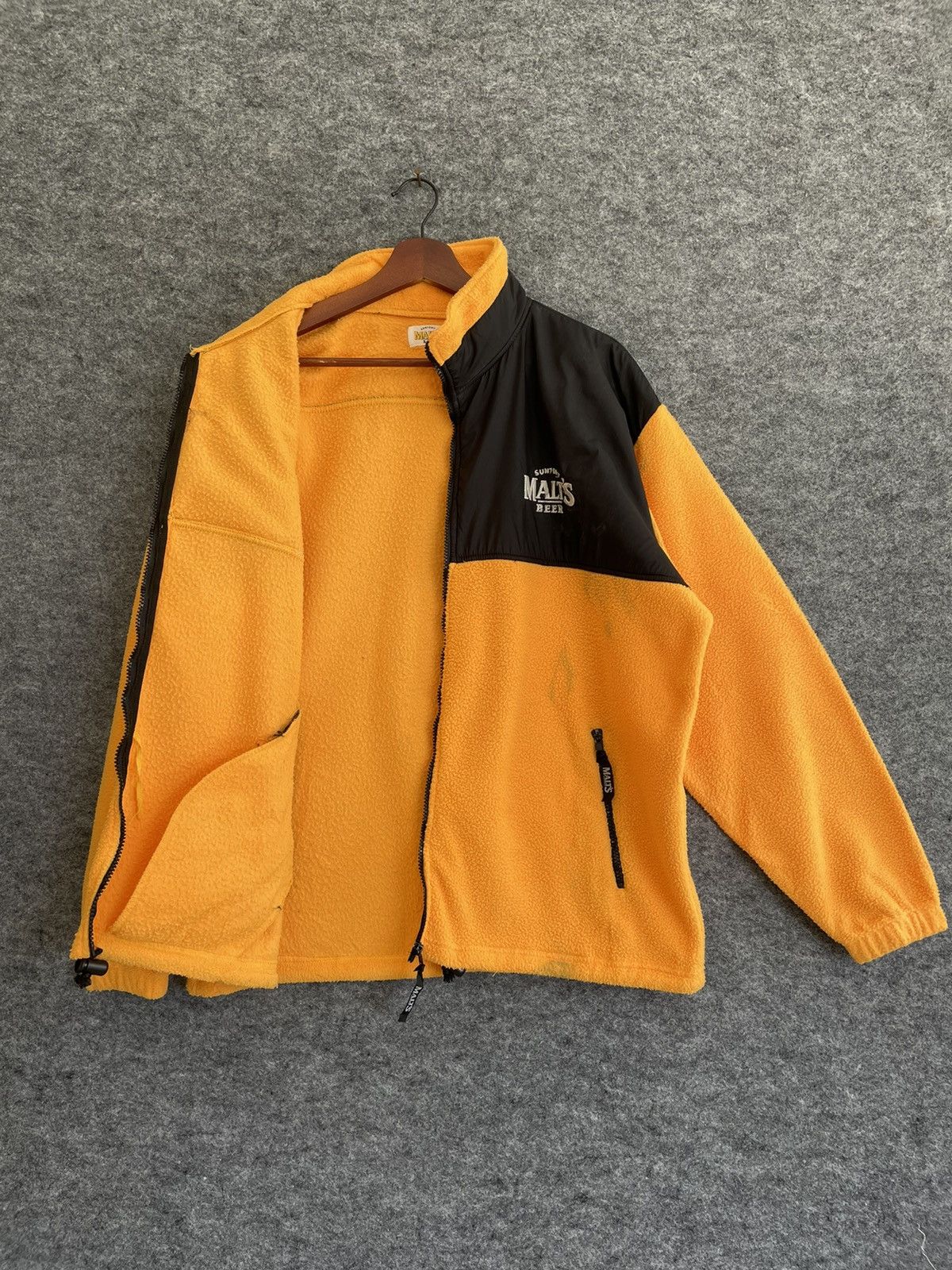 Japanese Brand × Vintage SUNTORY MALTS FLEECE JACKET Size US L / EU 52-54 / 3 - 5 Thumbnail