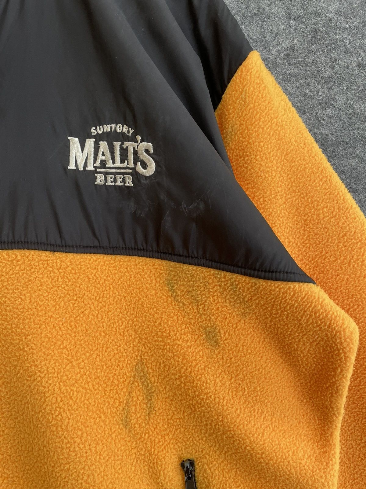 Japanese Brand × Vintage SUNTORY MALTS FLEECE JACKET Size US L / EU 52-54 / 3 - 7 Thumbnail