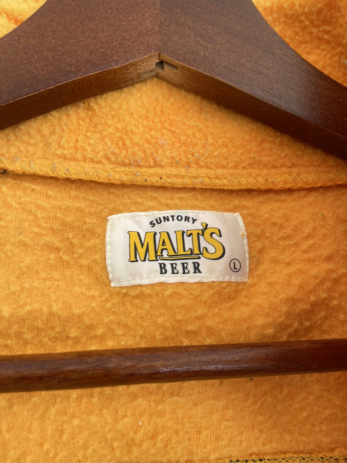 Japanese Brand × Vintage SUNTORY MALTS FLEECE JACKET Size US L / EU 52-54 / 3 - 6 Thumbnail