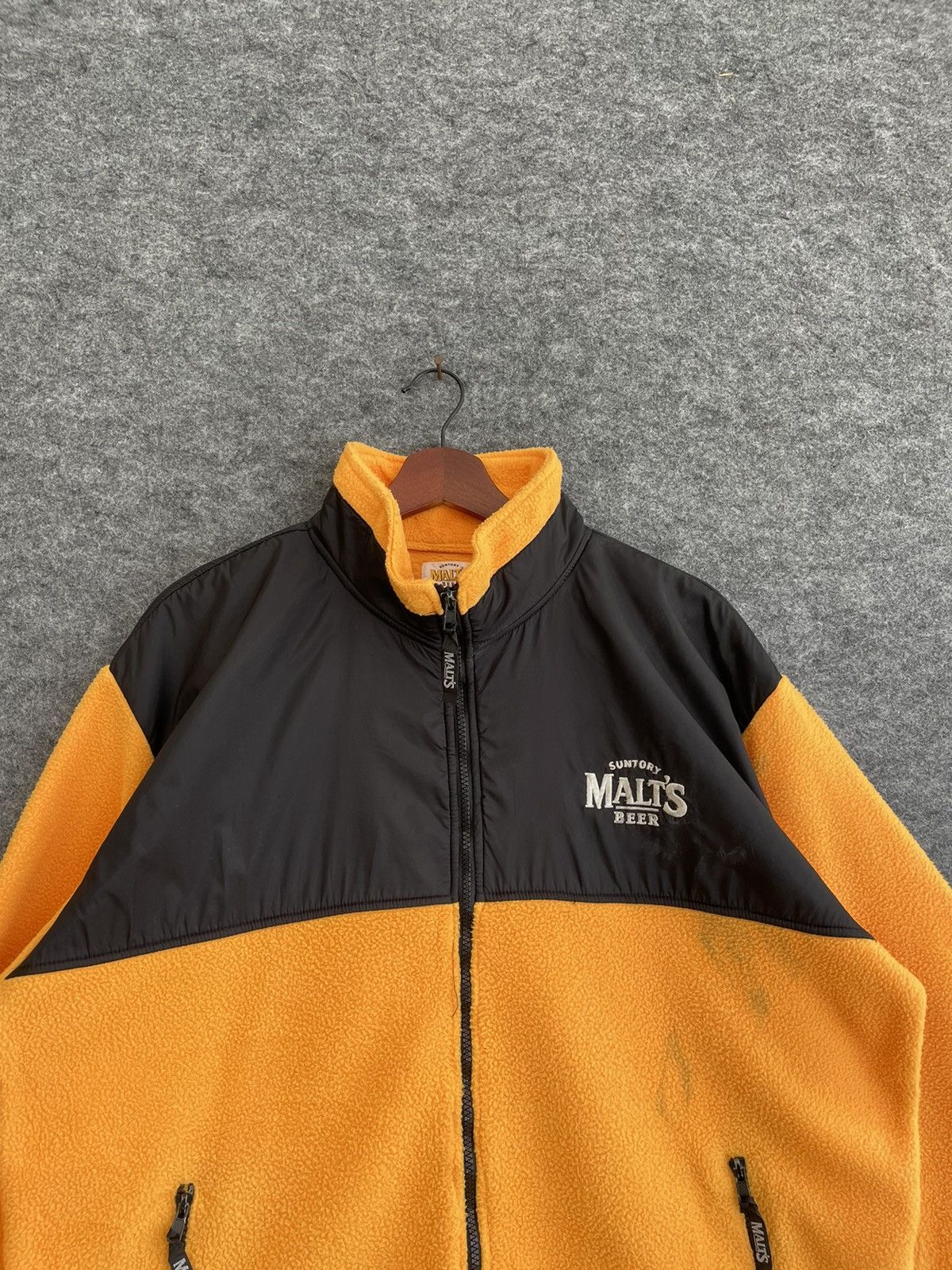 Japanese Brand × Vintage SUNTORY MALTS FLEECE JACKET Size US L / EU 52-54 / 3 - 2 Thumbnail