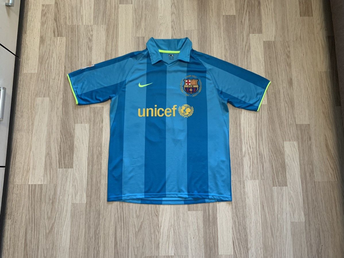 Nike F.C. Barcelona Henry 14 football t shirt Size US XL / EU 56 / 4 - 1 Thumbnail