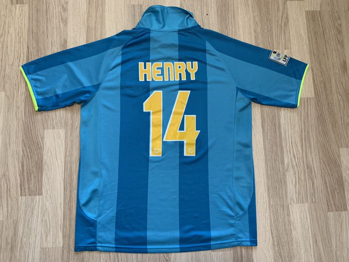 Nike F.C. Barcelona Henry 14 football t shirt Size US XL / EU 56 / 4 - 3 Thumbnail