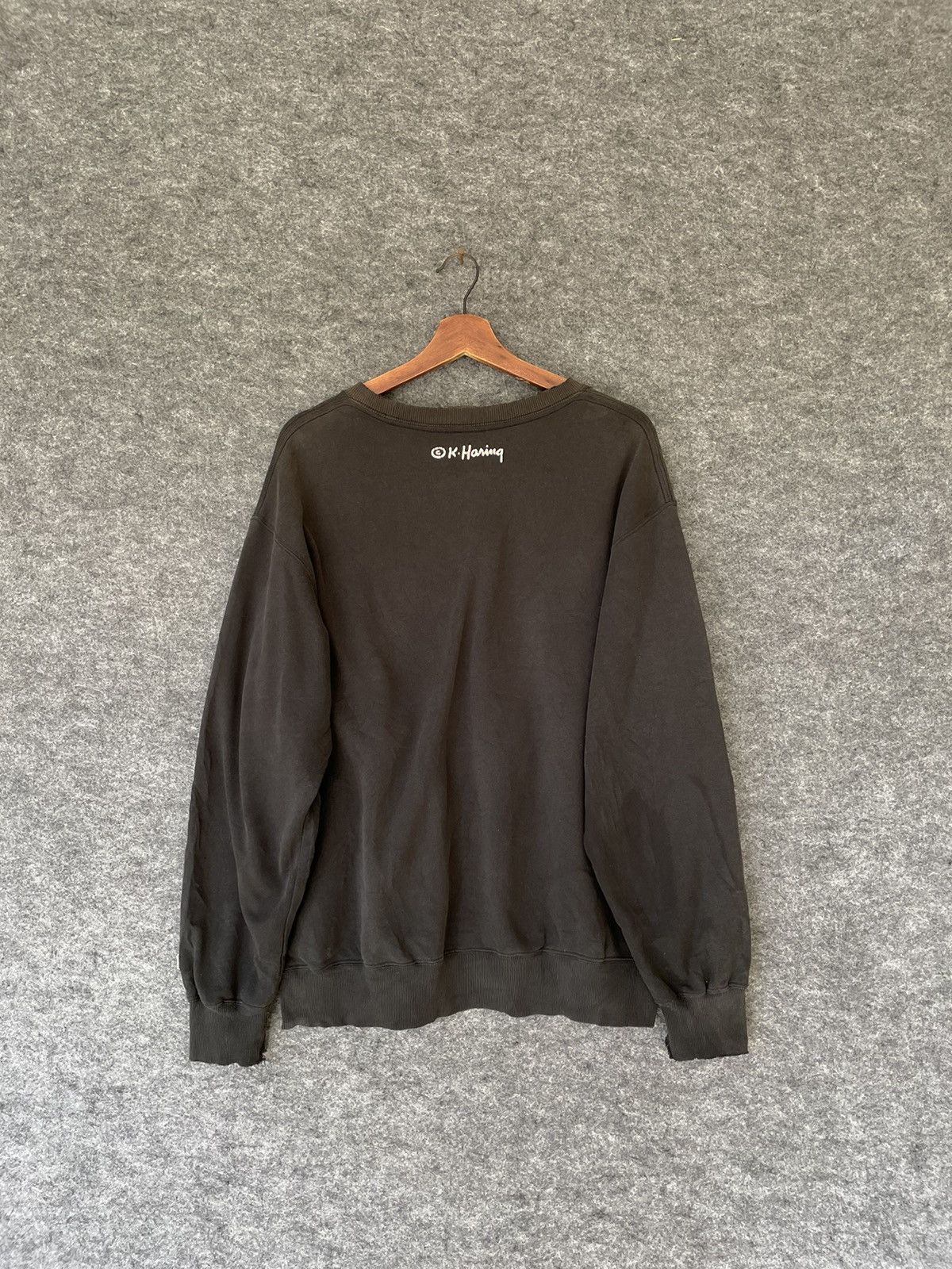 Keith Haring DISSTRESSED KEITH HARRING CITY CYCLES SWEATSHIRT Size US L / EU 52-54 / 3 - 3 Thumbnail