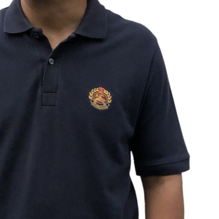 Burberry Vintage Burberrys Embroidery Logo Polo Tee Size US S / EU 44-46 / 1 - 3 Thumbnail