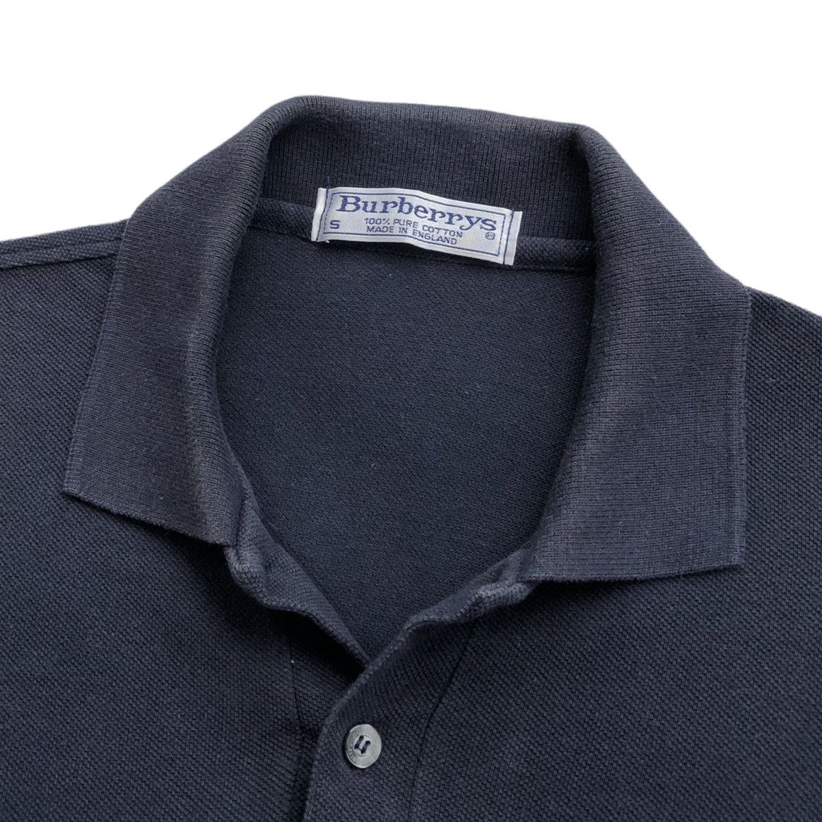 Burberry Vintage Burberrys Embroidery Logo Polo Tee Size US S / EU 44-46 / 1 - 8 Thumbnail