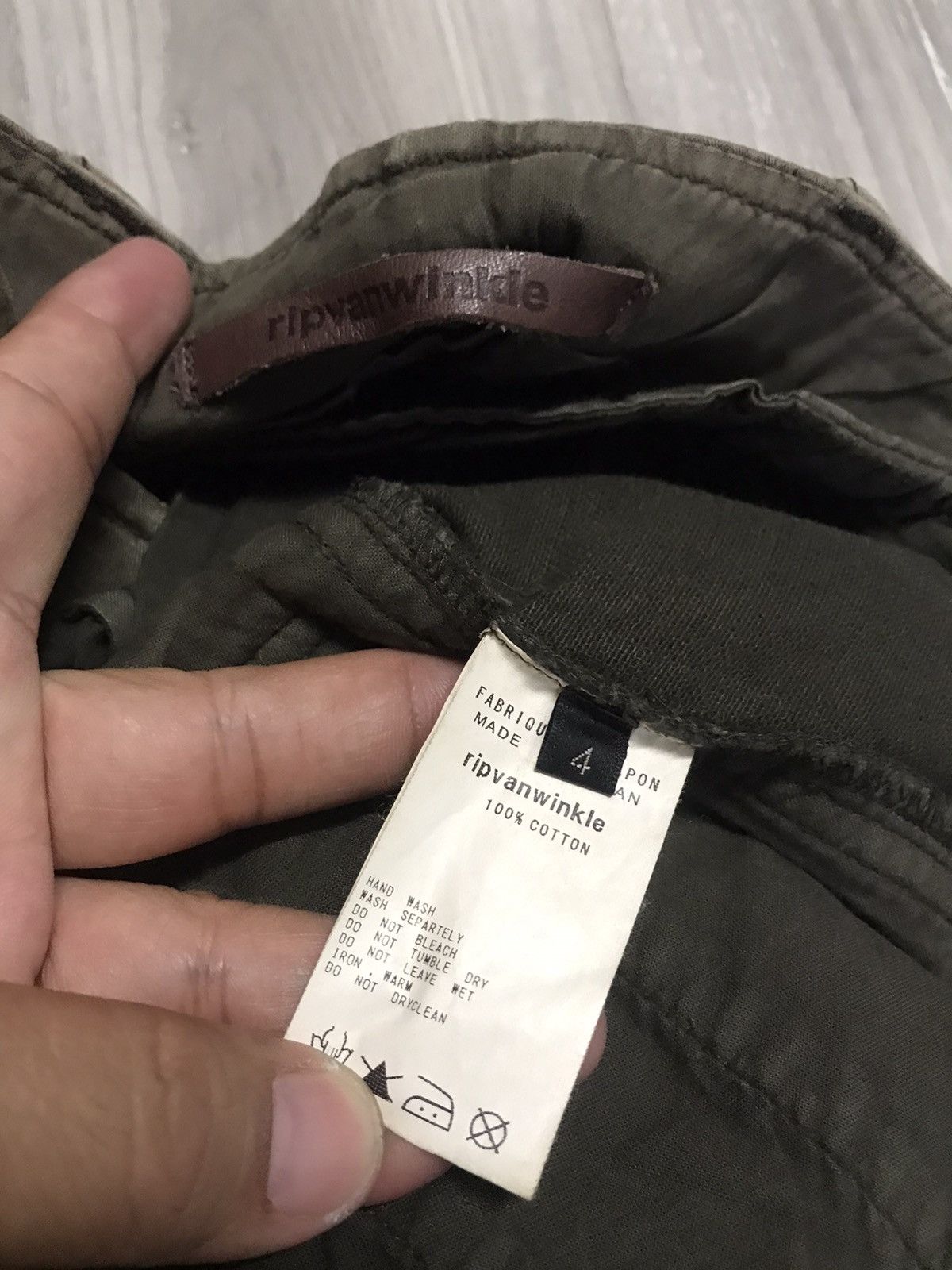 RIPVANWINKLE Cargo Pants Leg Zipper Size US 33 - 8 Thumbnail