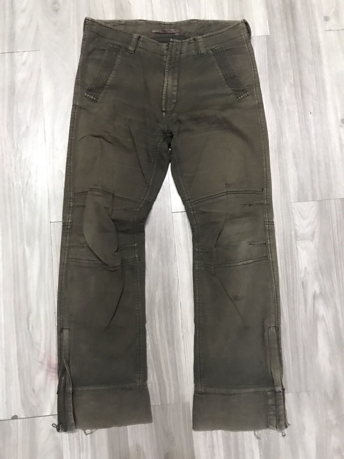 RIPVANWINKLE Cargo Pants Leg Zipper Size US 33 - 1 Thumbnail