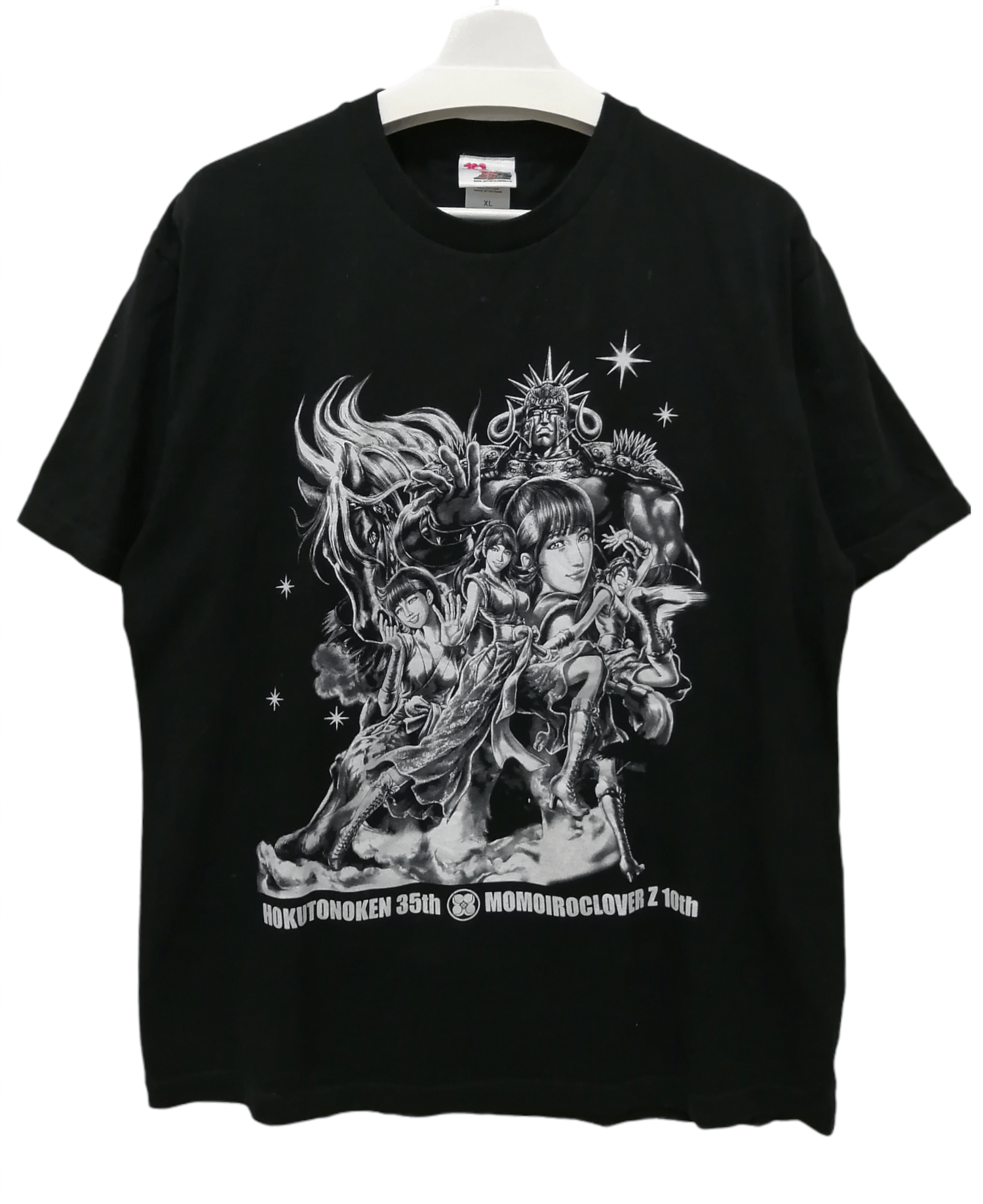 Japanese Brand HOKUTONOKEN 35th x MOMOIROCLOVER Z 10th Tee Size US XL / EU 56 / 4 - 1 Thumbnail