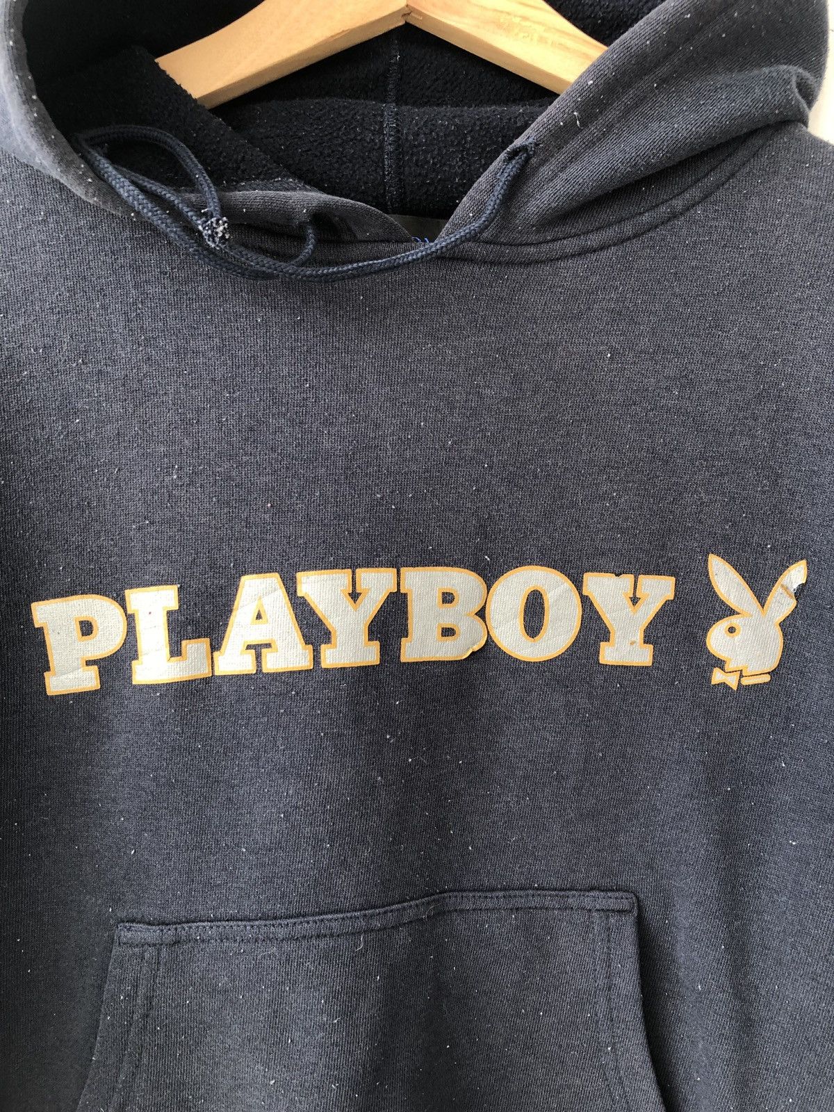 Playboy Vintage Sunfaded Playboy Spellout Logo Pullover Hoodies Size US S / EU 44-46 / 1 - 3 Thumbnail