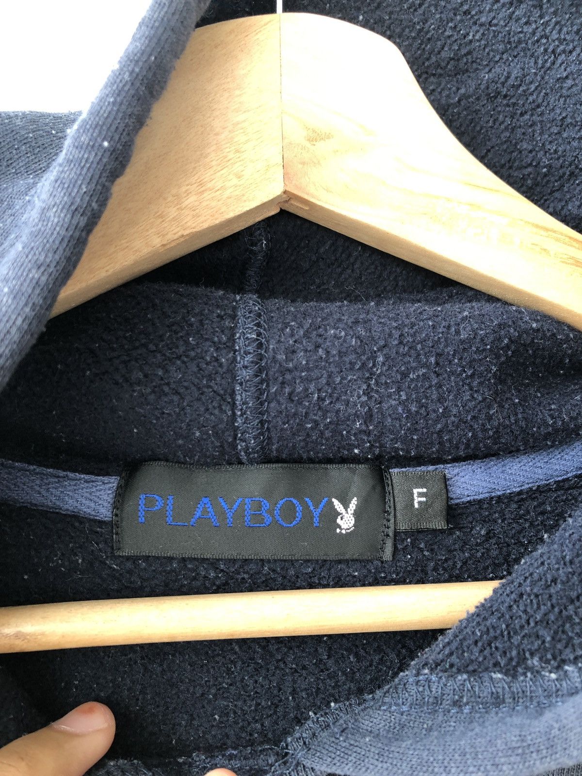 Playboy Vintage Sunfaded Playboy Spellout Logo Pullover Hoodies Size US S / EU 44-46 / 1 - 5 Thumbnail