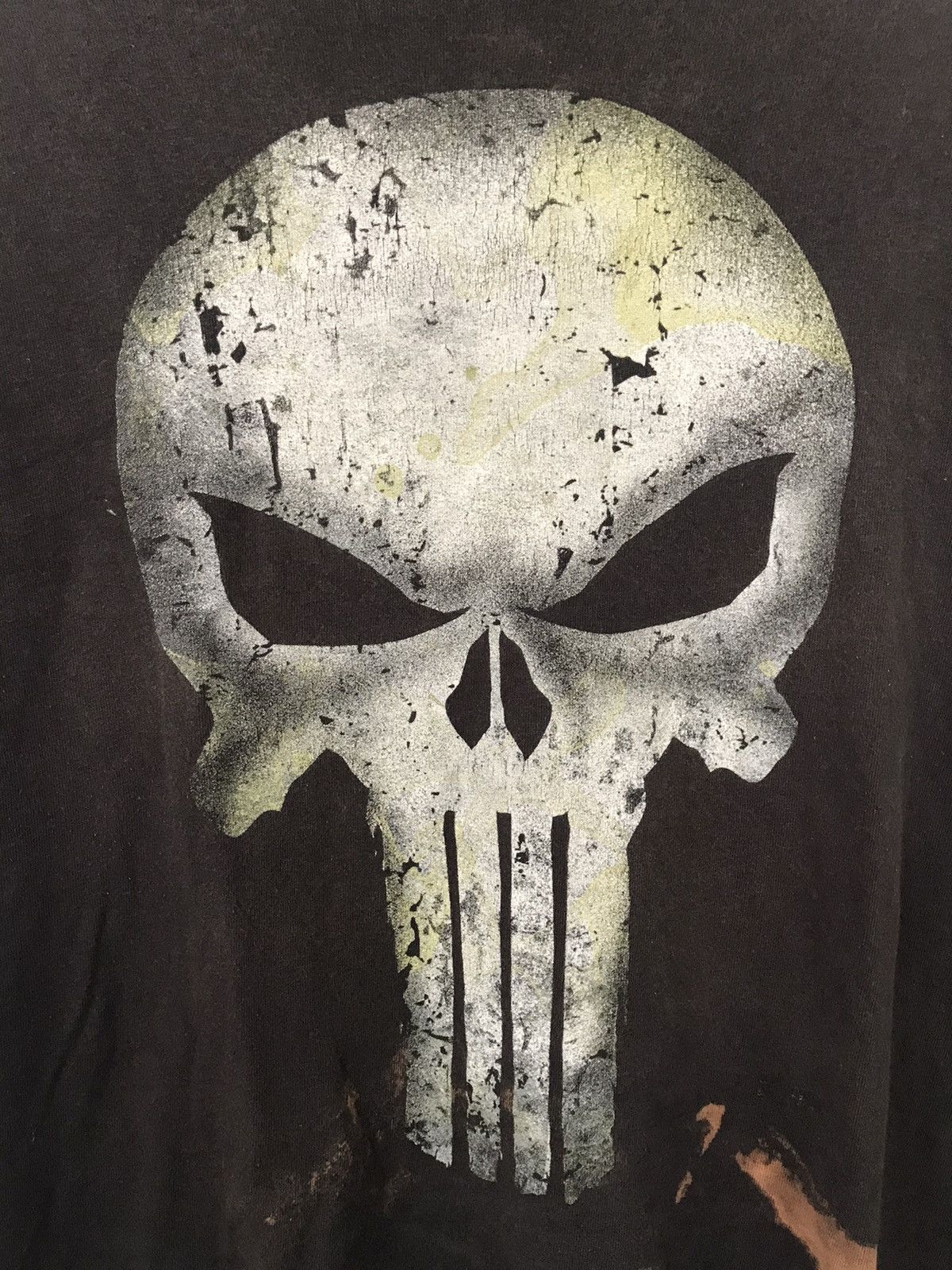 Marvel Comics Marvel Punisher Faded Black T Shirt Size US L / EU 52-54 / 3 - 4 Thumbnail