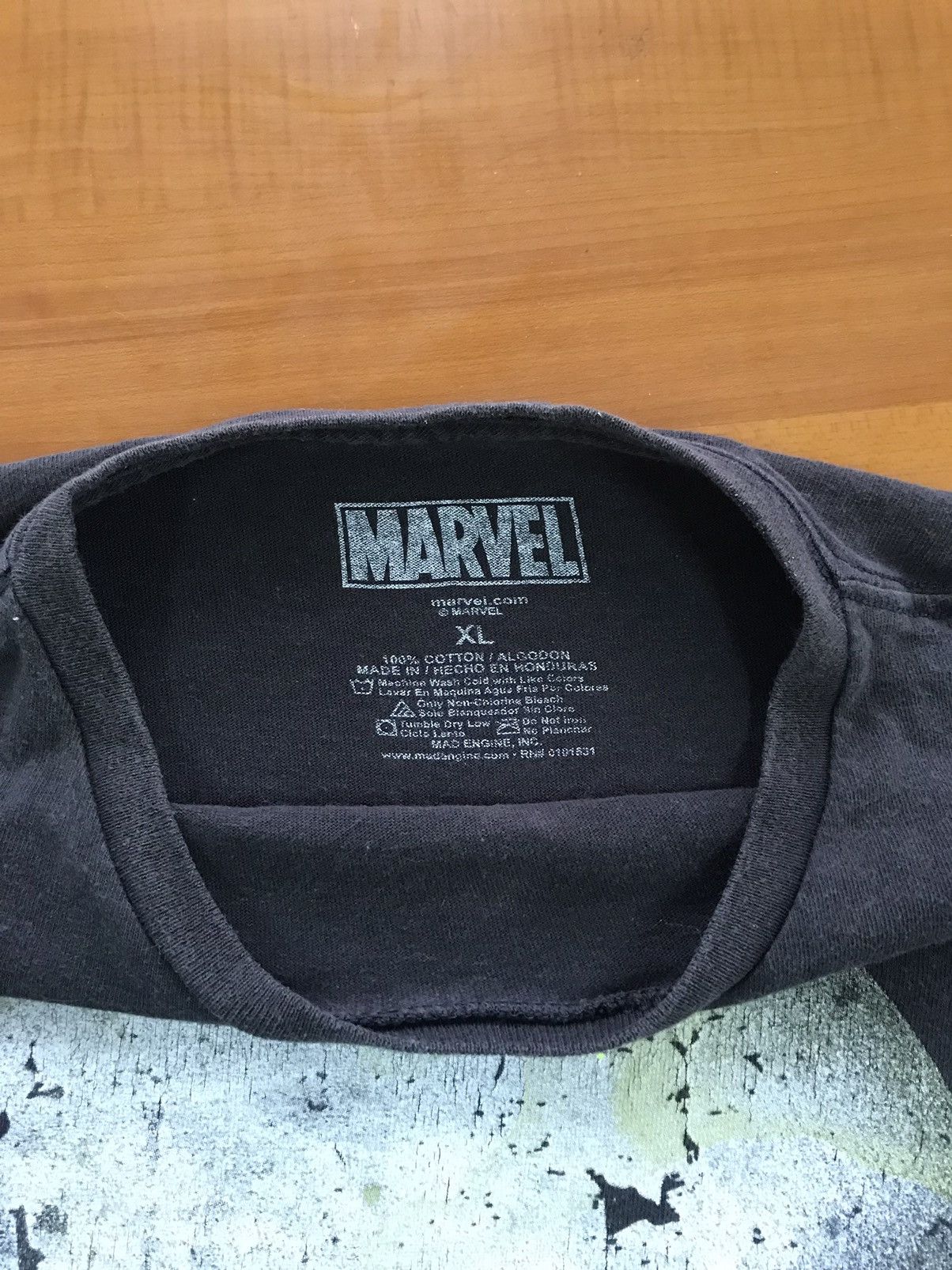 Marvel Comics Marvel Punisher Faded Black T Shirt Size US L / EU 52-54 / 3 - 12 Thumbnail