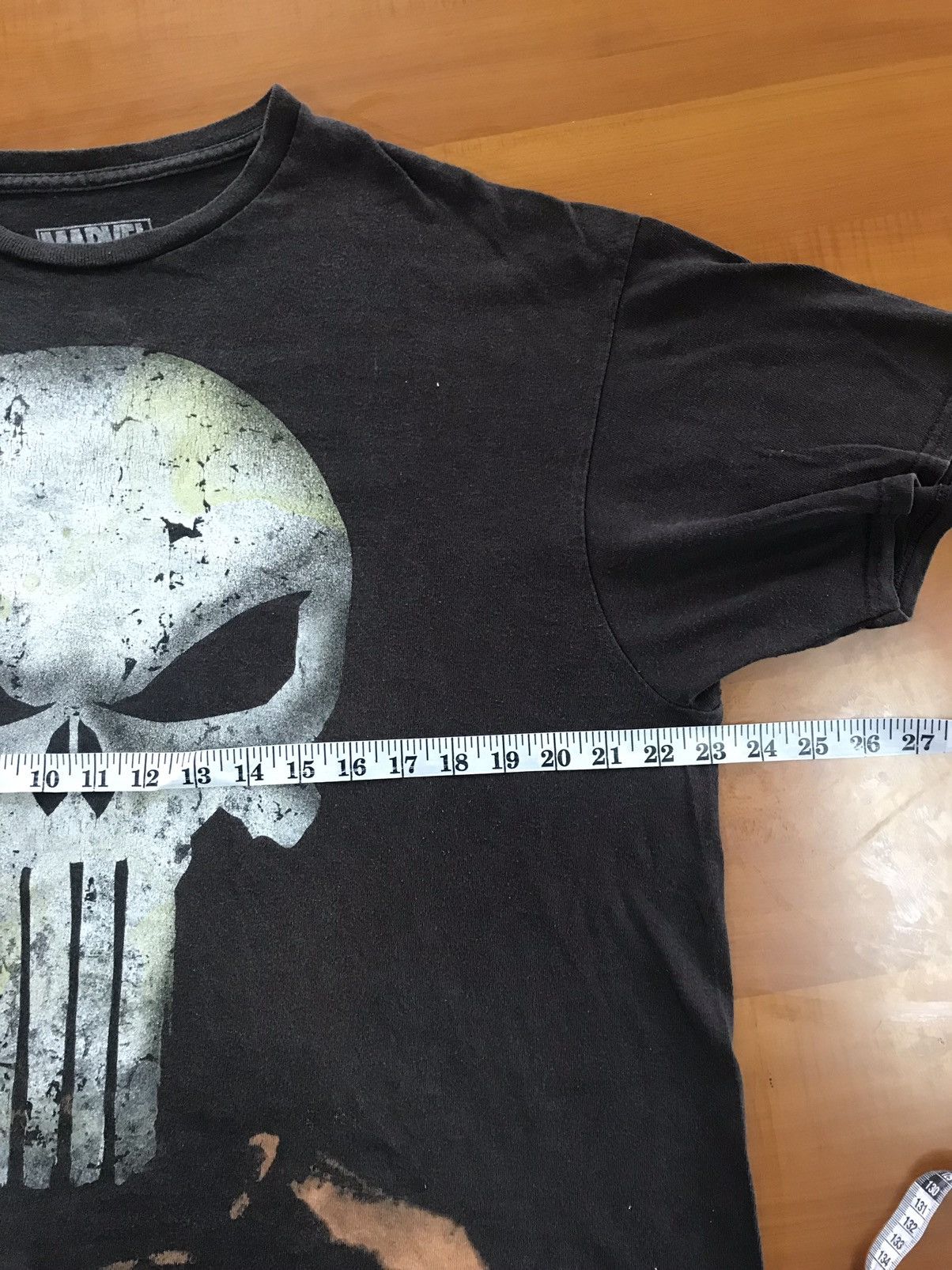 Marvel Comics Marvel Punisher Faded Black T Shirt Size US L / EU 52-54 / 3 - 13 Thumbnail