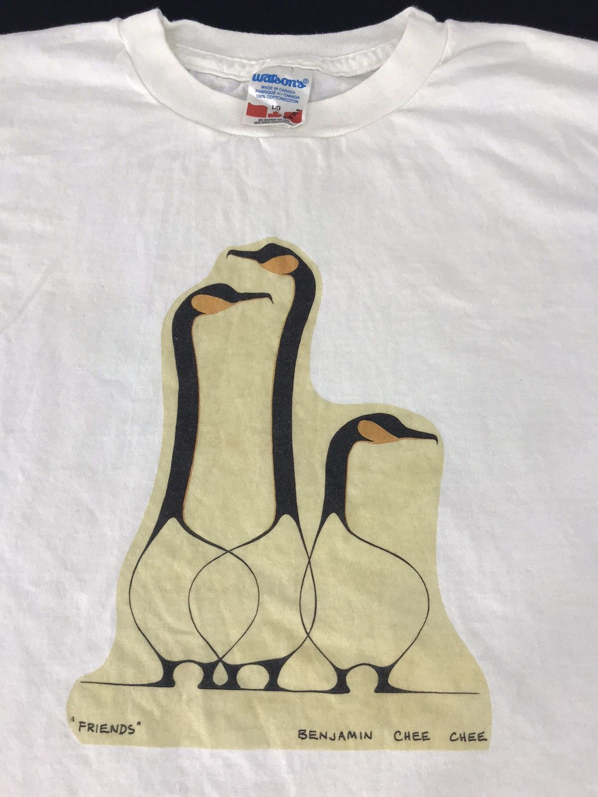 Designer × Japanese Brand × Vintage Watsons Benjamin Chee Chee Friend Birds Logo T-shirt Size US M / EU 48-50 / 2 - 3 Thumbnail