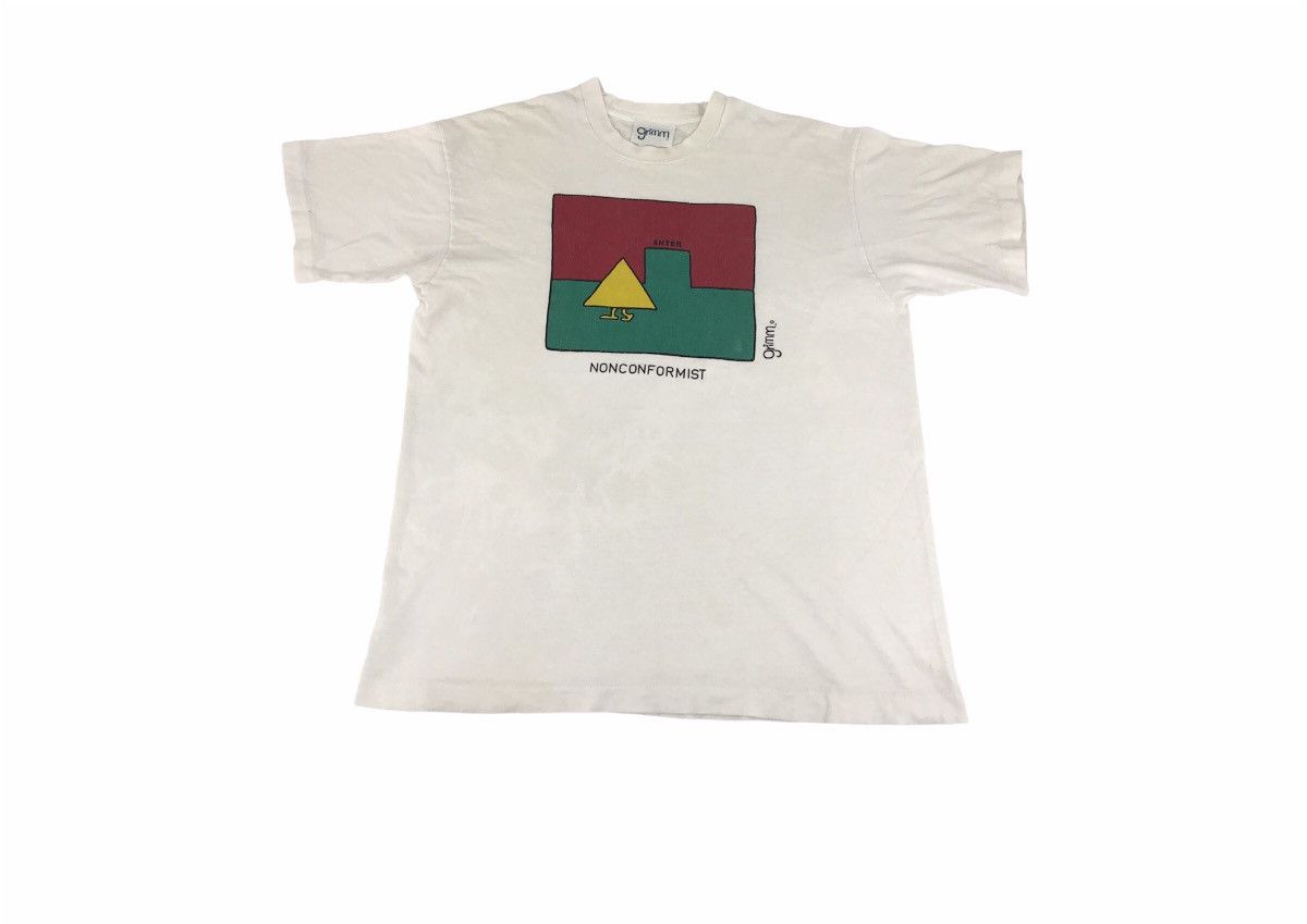 Japanese Brand Vintage Grimm Non Conformist Art Logo T shirt Streetwear Size US M / EU 48-50 / 2 - 1 Thumbnail