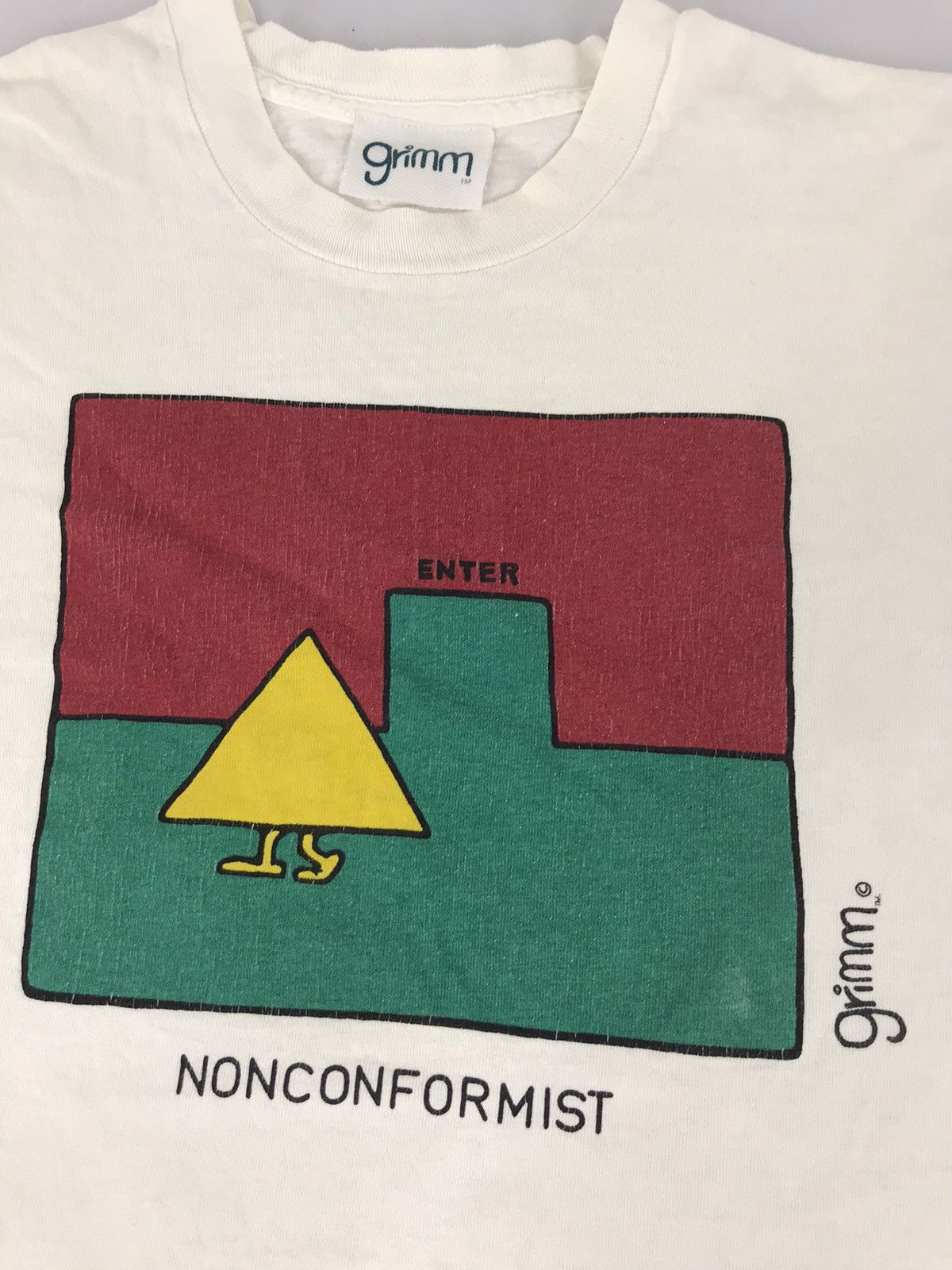 Japanese Brand Vintage Grimm Non Conformist Art Logo T shirt Streetwear Size US M / EU 48-50 / 2 - 3 Thumbnail