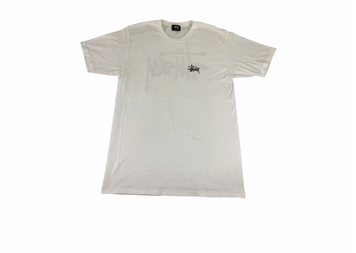 Stussy × Vintage Vintage Stussy Big Logo Spell Out T shirt Streetwear Size US M / EU 48-50 / 2 - 2 Thumbnail