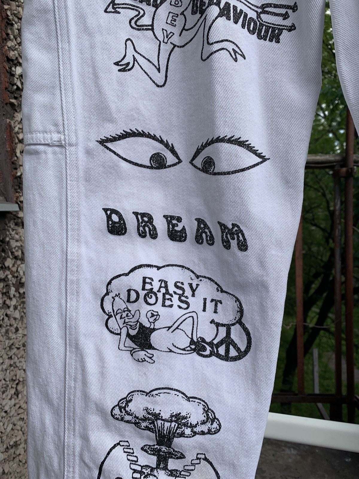 Obey Obey Hardwork Carpenter Dream Team Single Knee Cargo Pants Size US 30 / EU 46 - 20 Thumbnail