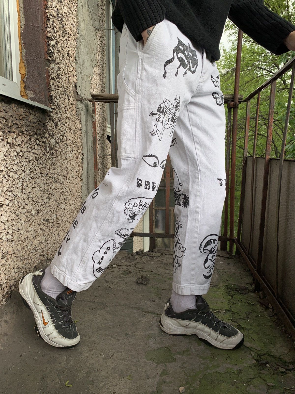 Obey Obey Hardwork Carpenter Dream Team Single Knee Cargo Pants Size US 30 / EU 46 - 1 Thumbnail