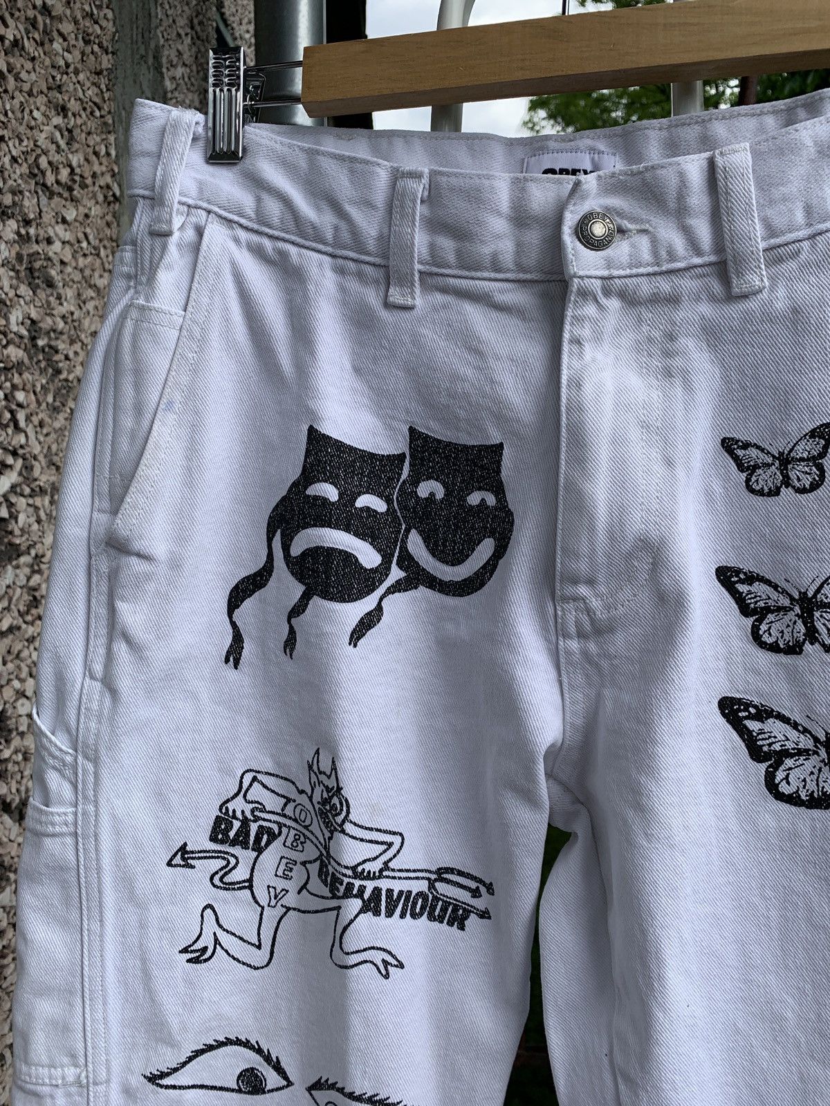 Obey Obey Hardwork Carpenter Dream Team Single Knee Cargo Pants Size US 30 / EU 46 - 11 Thumbnail
