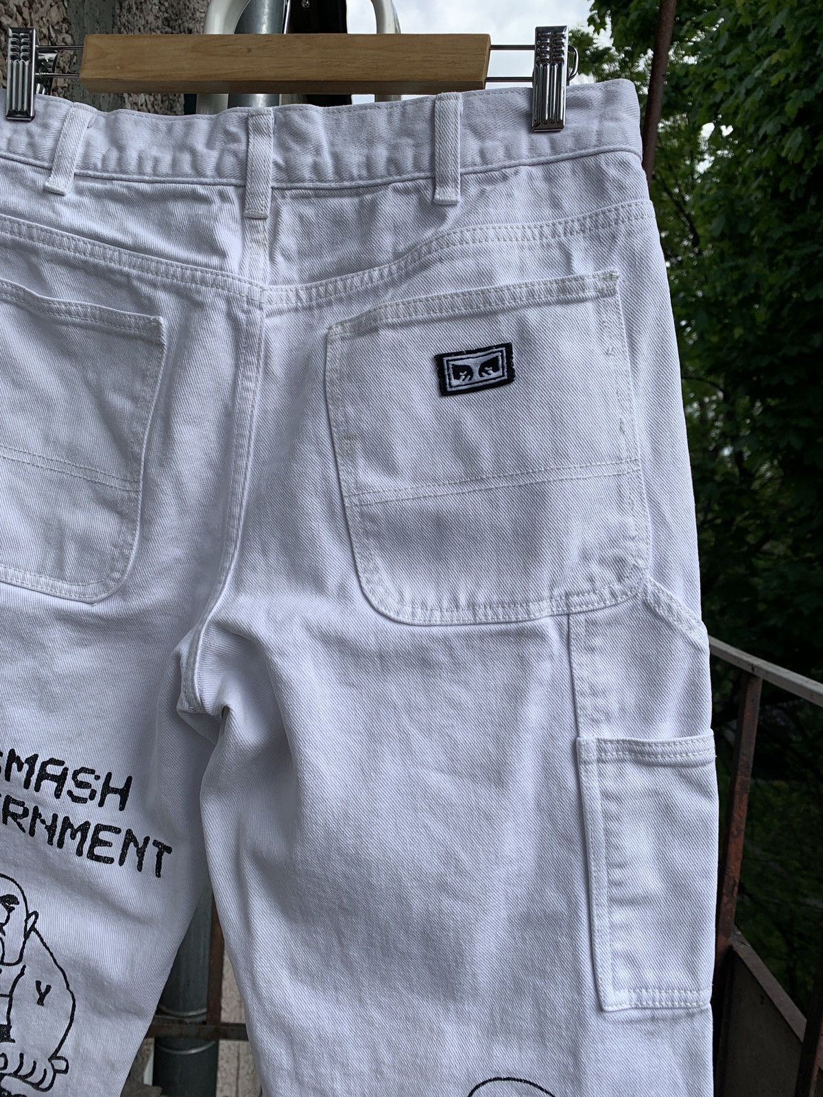 Obey Obey Hardwork Carpenter Dream Team Single Knee Cargo Pants Size US 30 / EU 46 - 14 Thumbnail