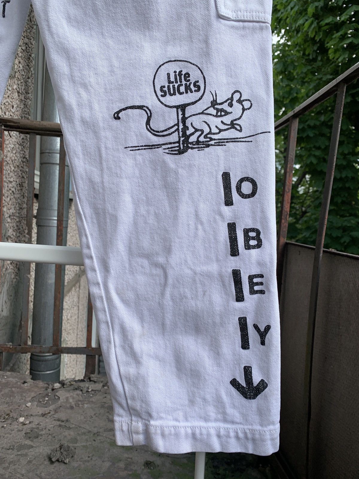 Obey Obey Hardwork Carpenter Dream Team Single Knee Cargo Pants Size US 30 / EU 46 - 21 Thumbnail