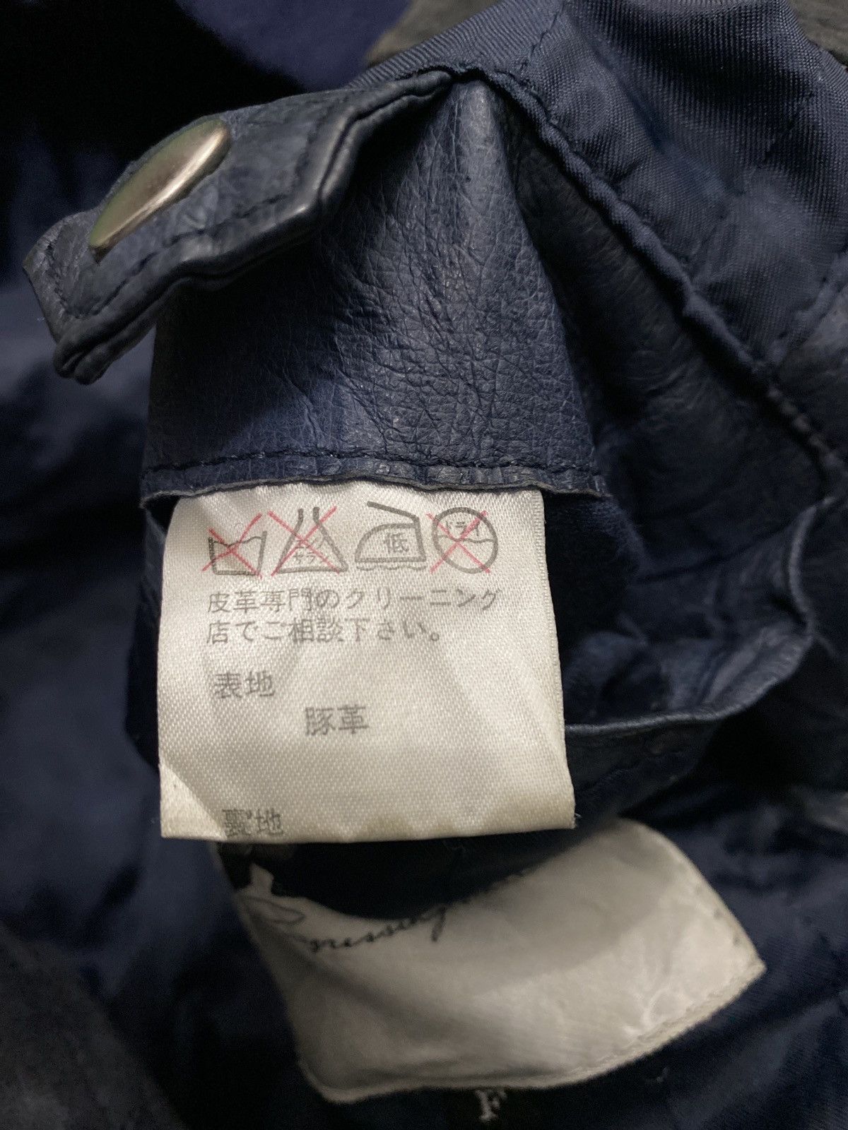 Vintage VINTAGE JUN MEN LEATHER BOMBER JACKET Size US L / EU 52-54 / 3 - 10 Thumbnail