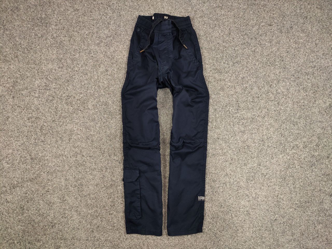 G-Star G Star Raw Chino Relaxed Cuffed Trainer Navy Pocket Pants Size US 32 / EU 48 - 1 Thumbnail