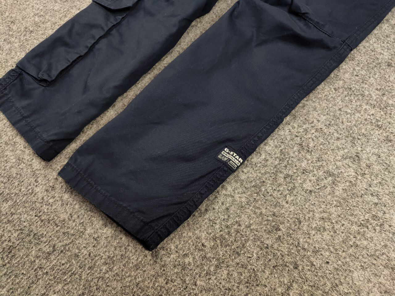 G-Star G Star Raw Chino Relaxed Cuffed Trainer Navy Pocket Pants Size US 32 / EU 48 - 5 Thumbnail