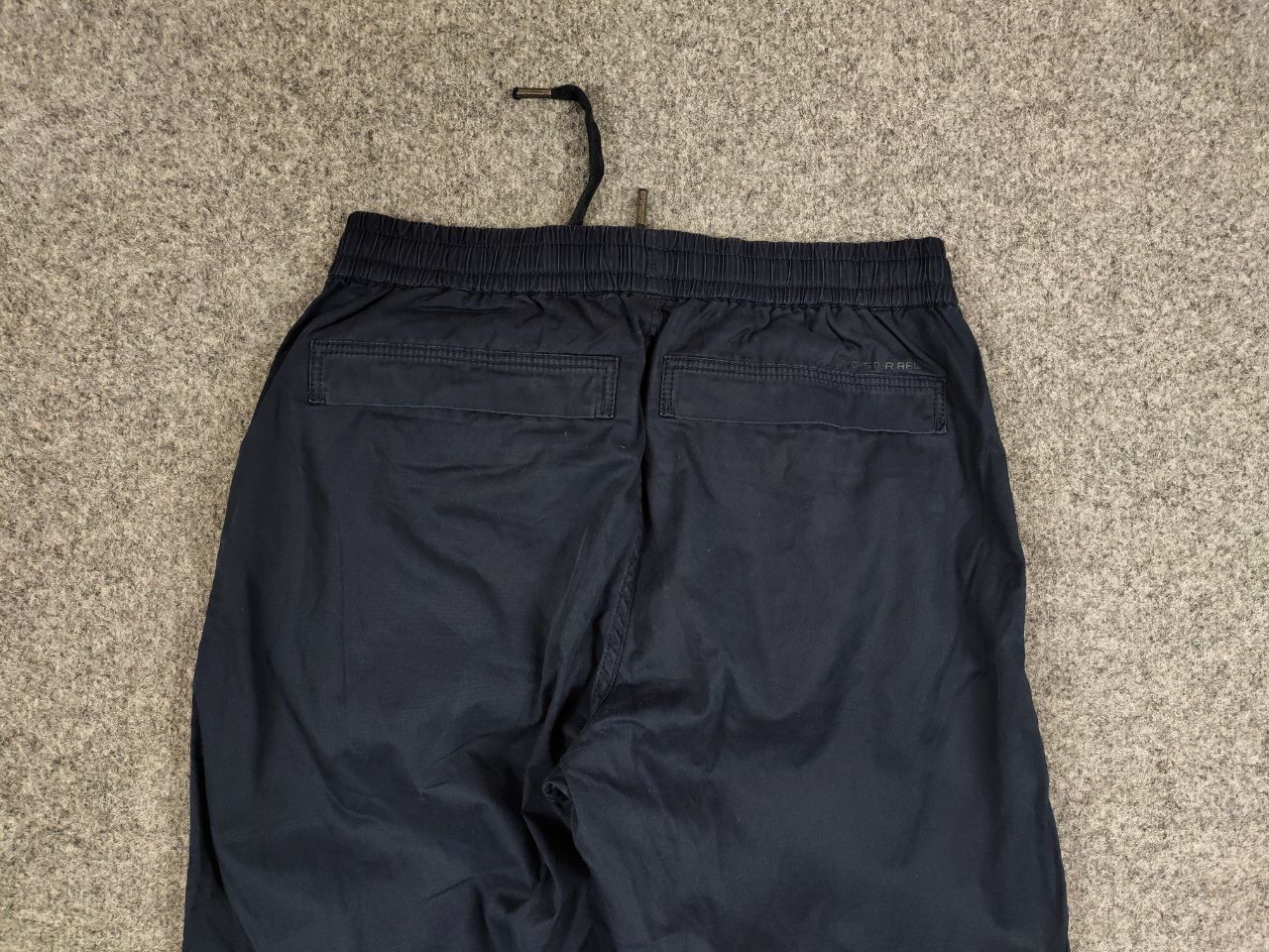 G-Star G Star Raw Chino Relaxed Cuffed Trainer Navy Pocket Pants Size US 32 / EU 48 - 14 Thumbnail