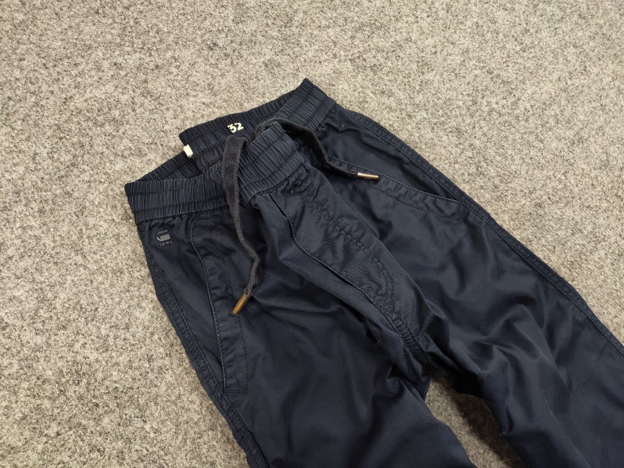 G-Star G Star Raw Chino Relaxed Cuffed Trainer Navy Pocket Pants Size US 32 / EU 48 - 10 Thumbnail