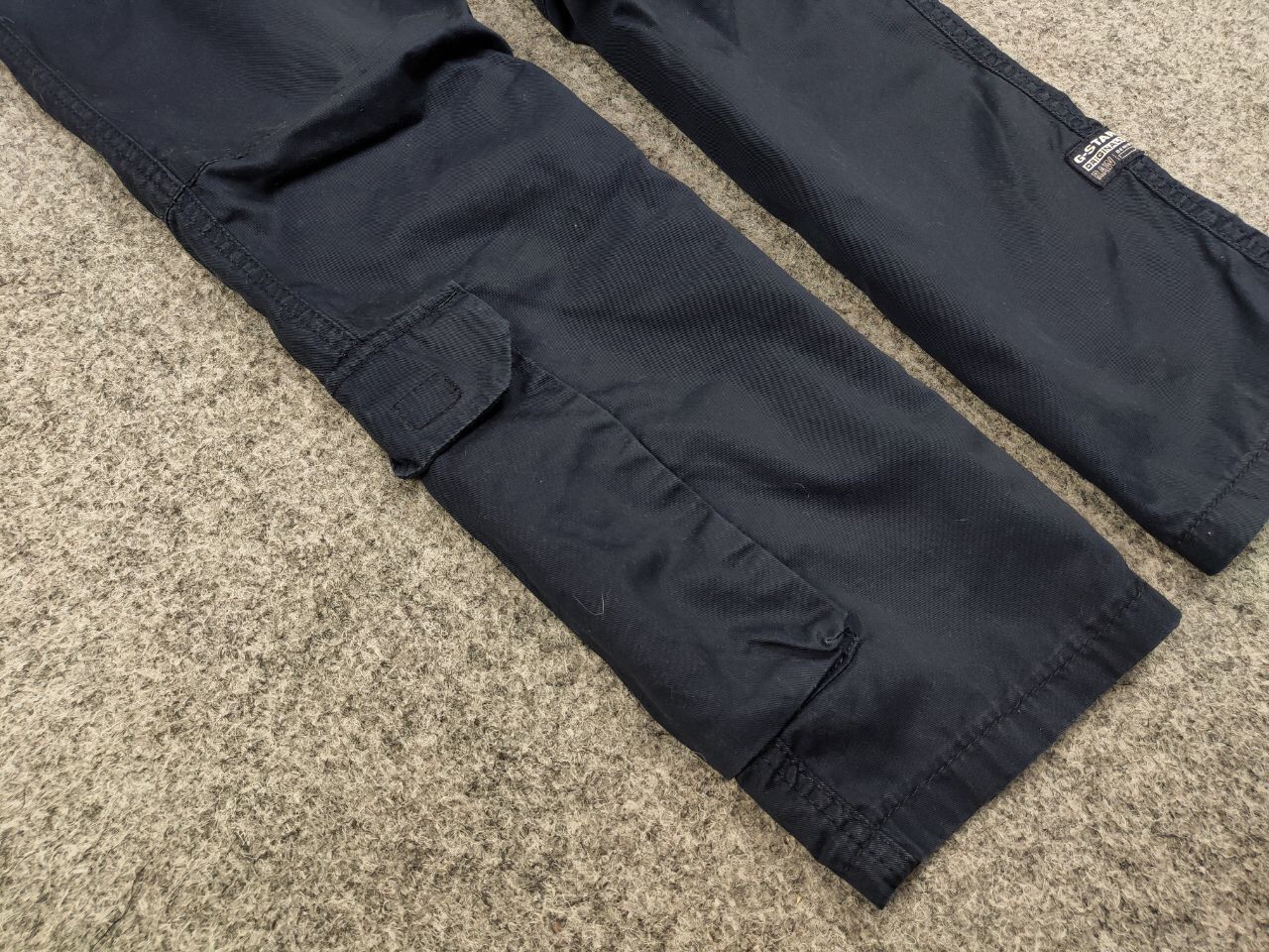 G-Star G Star Raw Chino Relaxed Cuffed Trainer Navy Pocket Pants Size US 32 / EU 48 - 8 Thumbnail