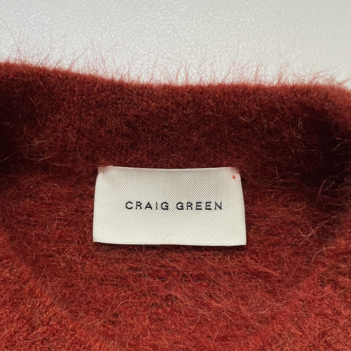 Craig Green Sample Burnt Orange Mohair Sweater Size US M / EU 48-50 / 2 - 4 Thumbnail