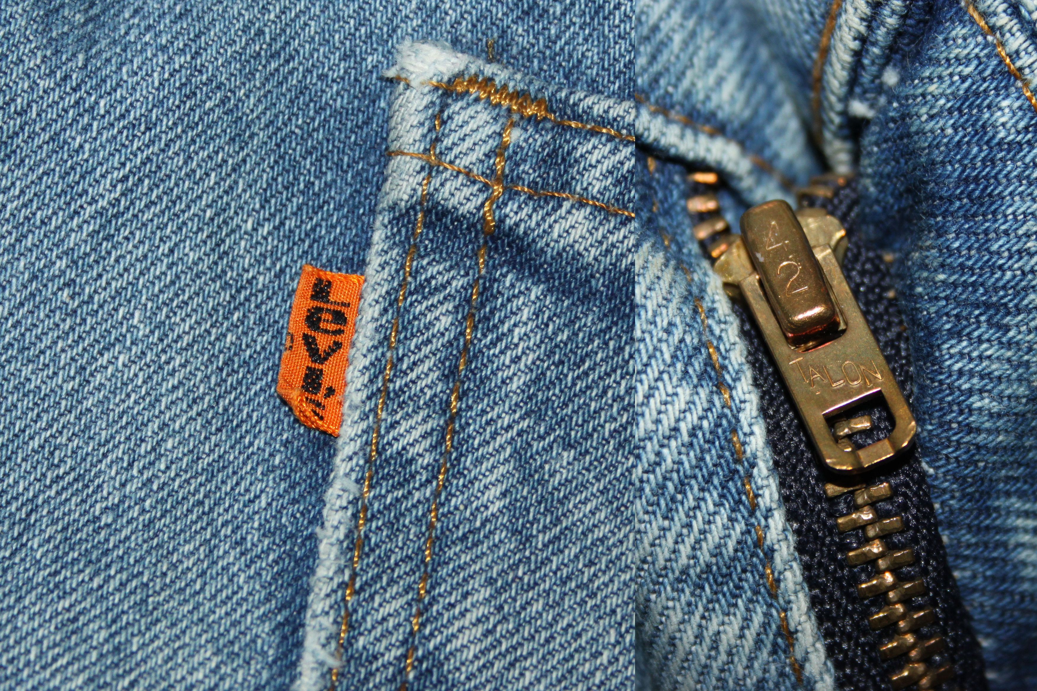 Levi's Vintage Clothing 90s Vintage Orange Tab Levis Jeans 90s Talon Size US 30 / EU 46 - 5 Thumbnail