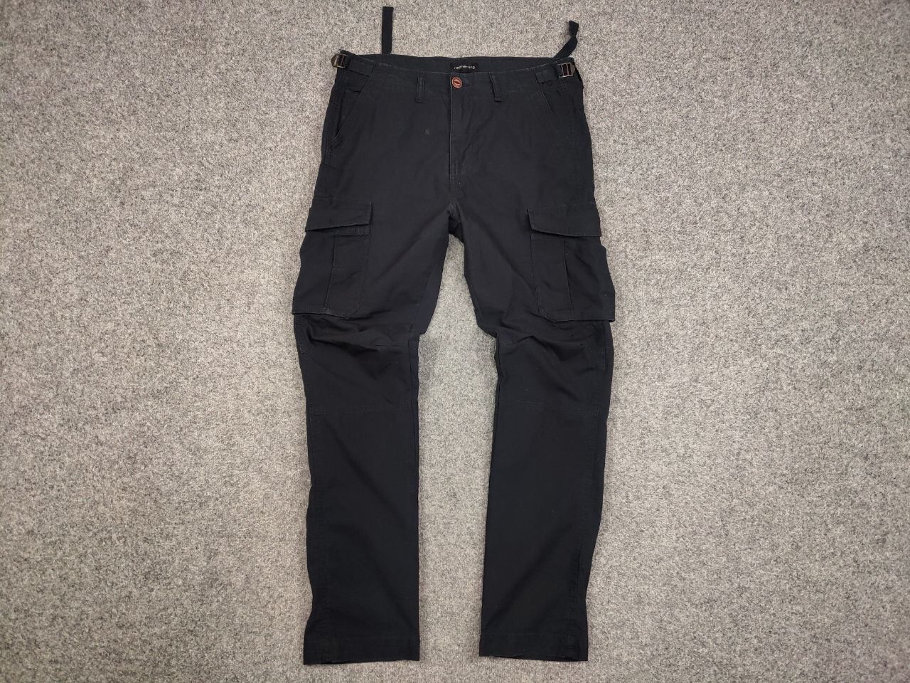 Japanese Brand Vintage 90's Japanese Cargo Black Pants Travis Scott Style Size US 34 / EU 50 - 13 Thumbnail