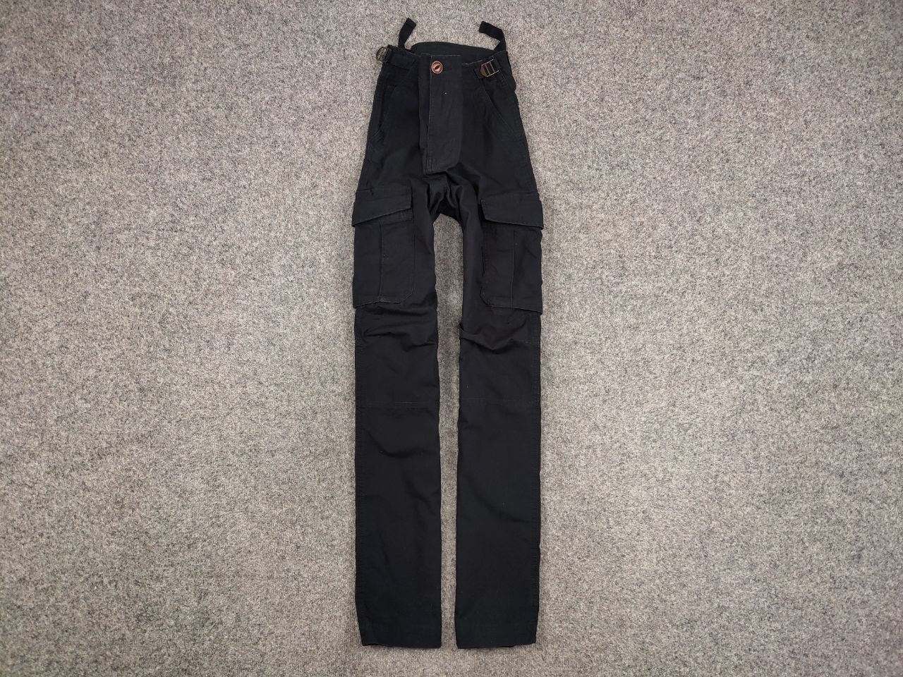 Japanese Brand Vintage 90's Japanese Cargo Black Pants Travis Scott Style Size US 34 / EU 50 - 1 Thumbnail