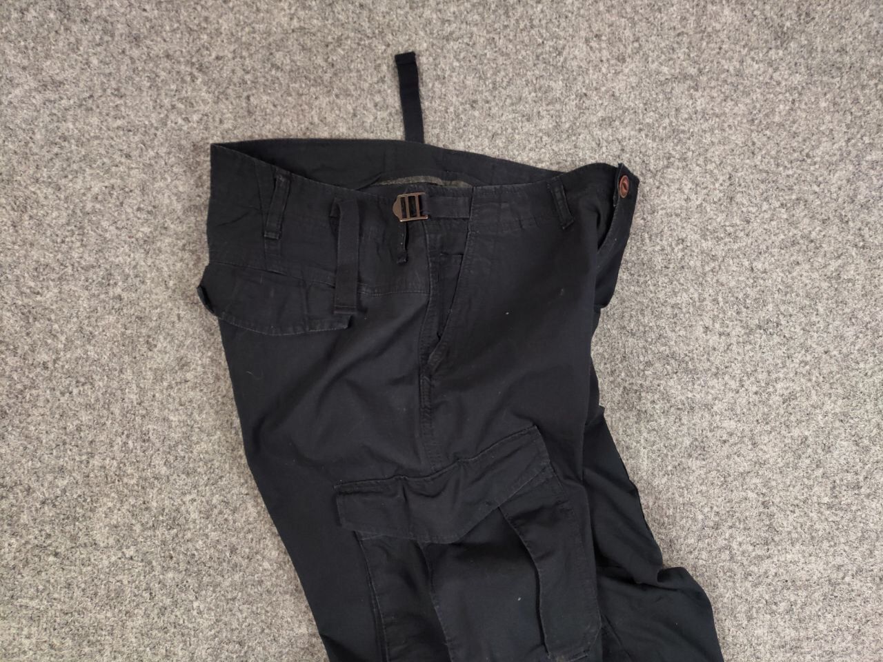 Japanese Brand Vintage 90's Japanese Cargo Black Pants Travis Scott Style Size US 34 / EU 50 - 17 Thumbnail