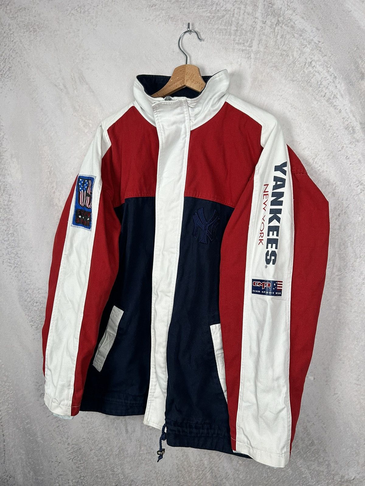 MLB Vintage New York Yankees MLB Light Jacket Retro Skate Size US L / EU 52-54 / 3 - 2 Thumbnail