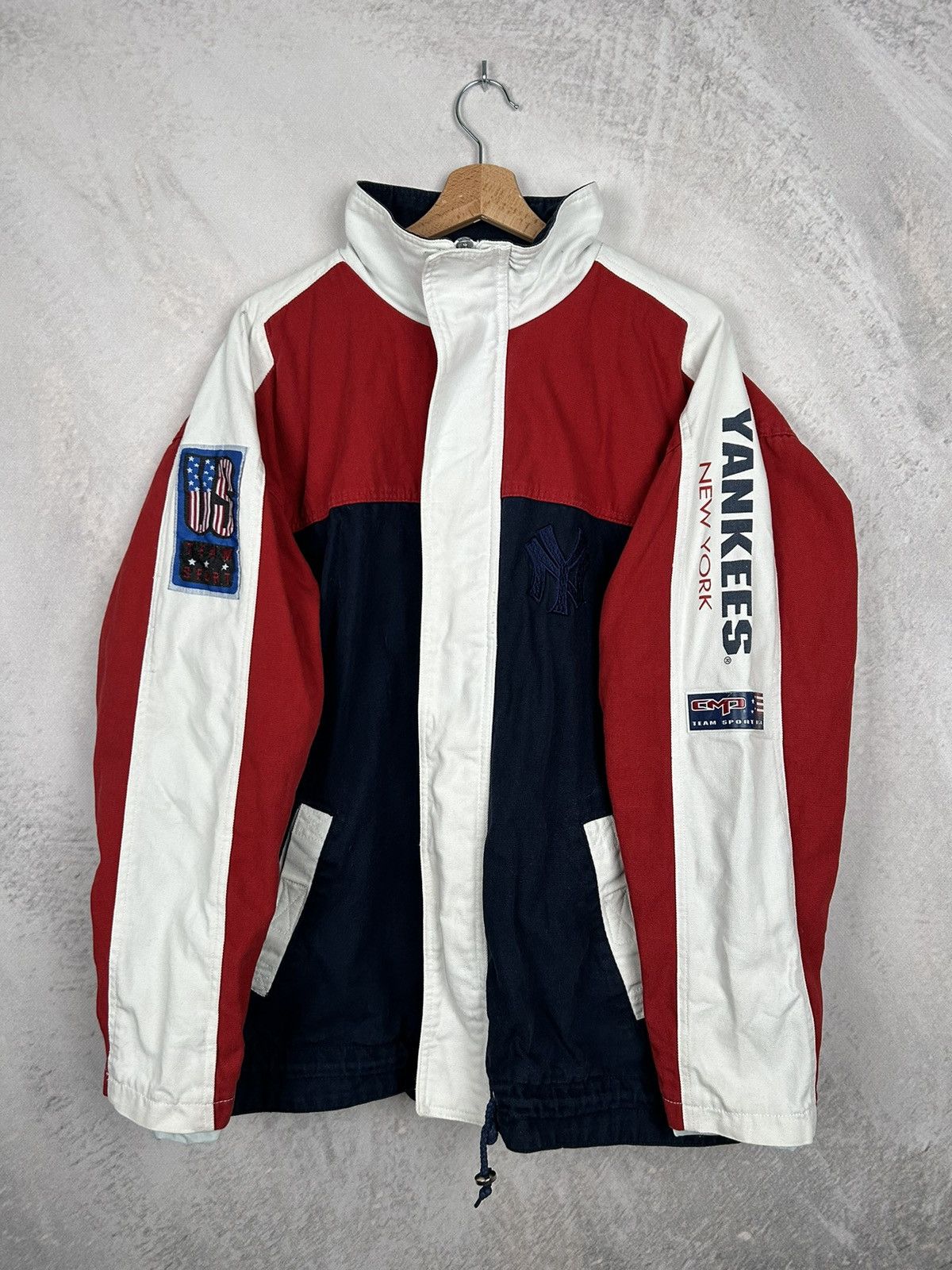 MLB Vintage New York Yankees MLB Light Jacket Retro Skate Size US L / EU 52-54 / 3 - 1 Thumbnail