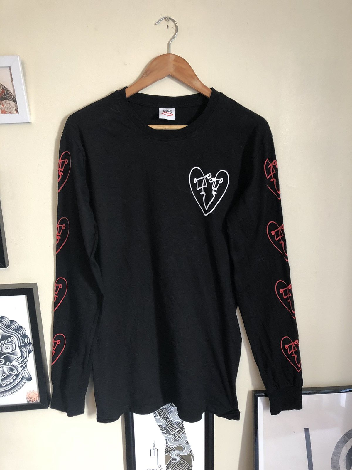 Sex Skateboards Sex Skateboards skate hearth longsleeve t-shirt Size US M / EU 48-50 / 2 - 2 Thumbnail