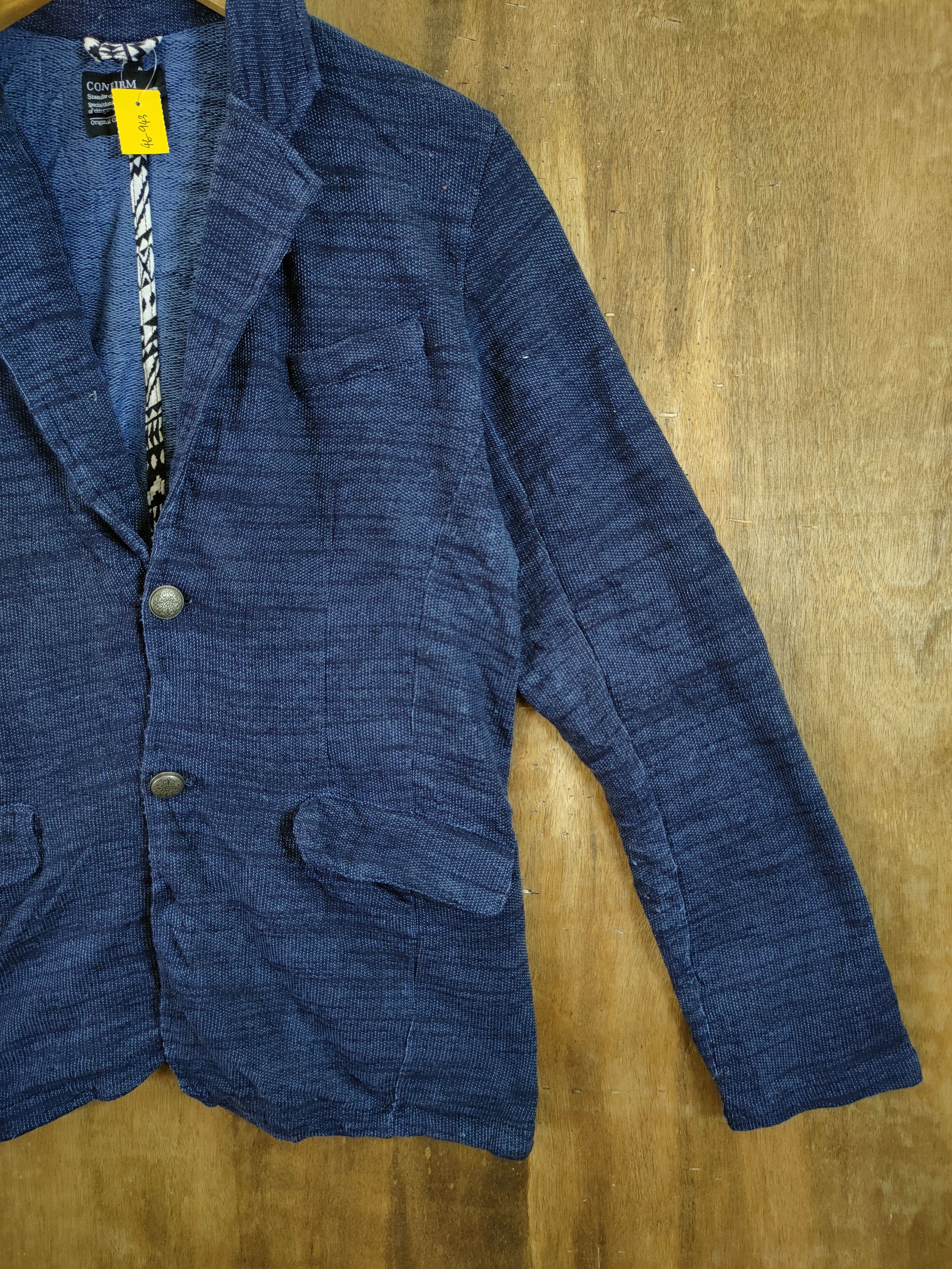 Japanese Brand D Confirm cardigan blue japan shirt #46-943 Size M / US 6-8 / IT 42-44 - 2 Thumbnail
