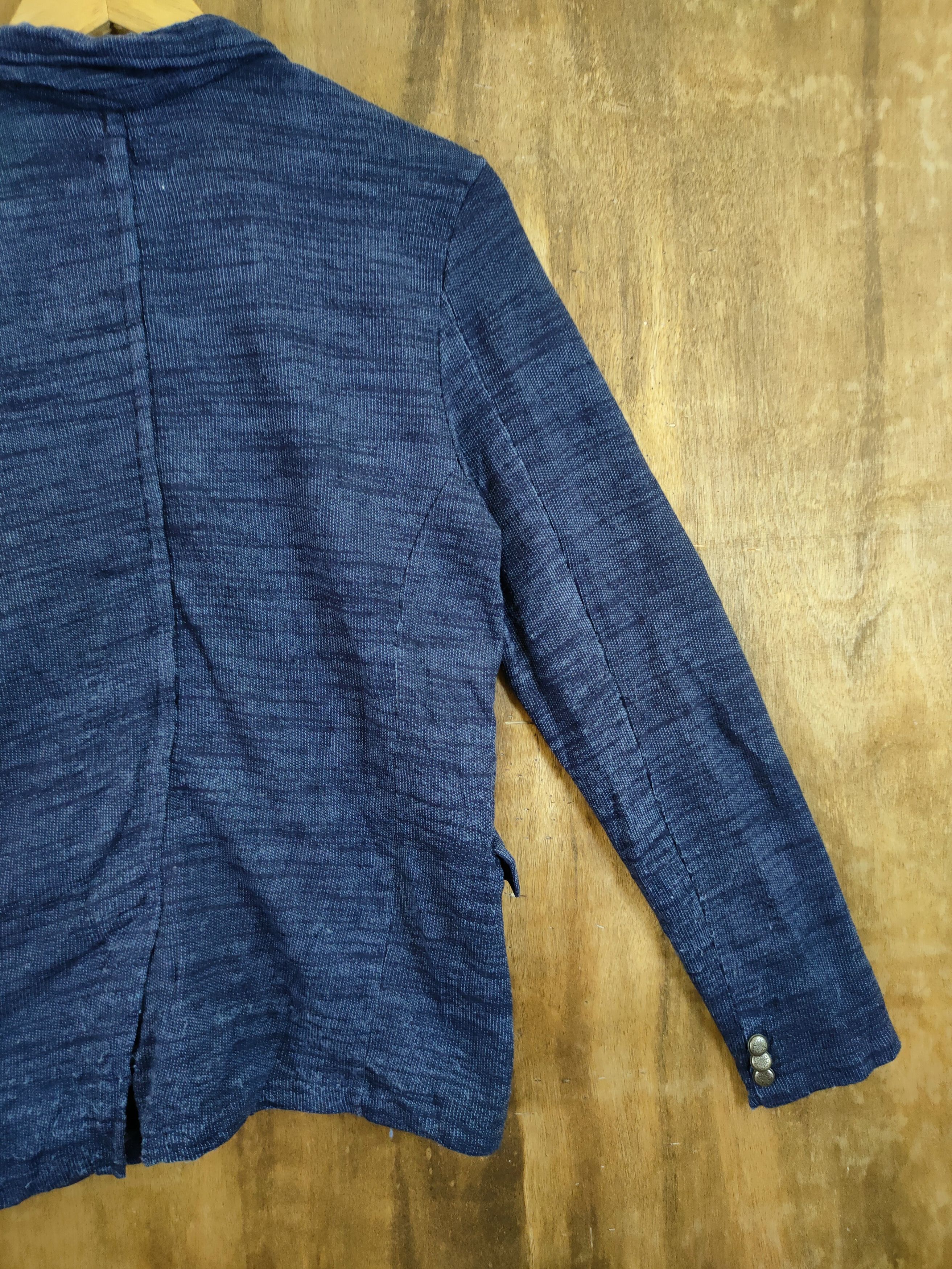 Japanese Brand D Confirm cardigan blue japan shirt #46-943 Size M / US 6-8 / IT 42-44 - 9 Thumbnail